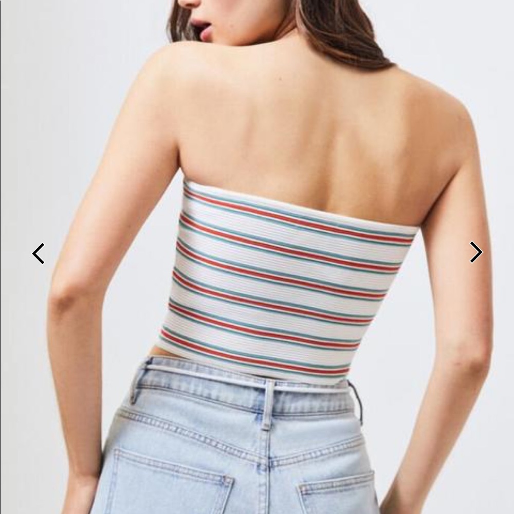 NWT LA Hearts Ribbed Sweater Tube Top - Picture 4 of 7